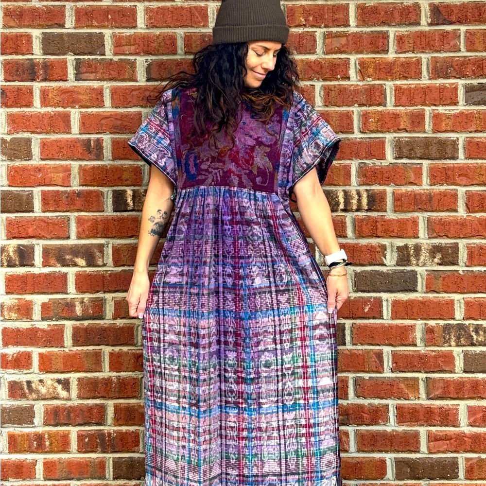 Vintage Handmade Bohemian Mexican Dress